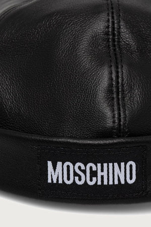 Gorro de cuero para hombre