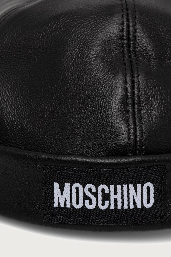 Gorro de cuero para hombre