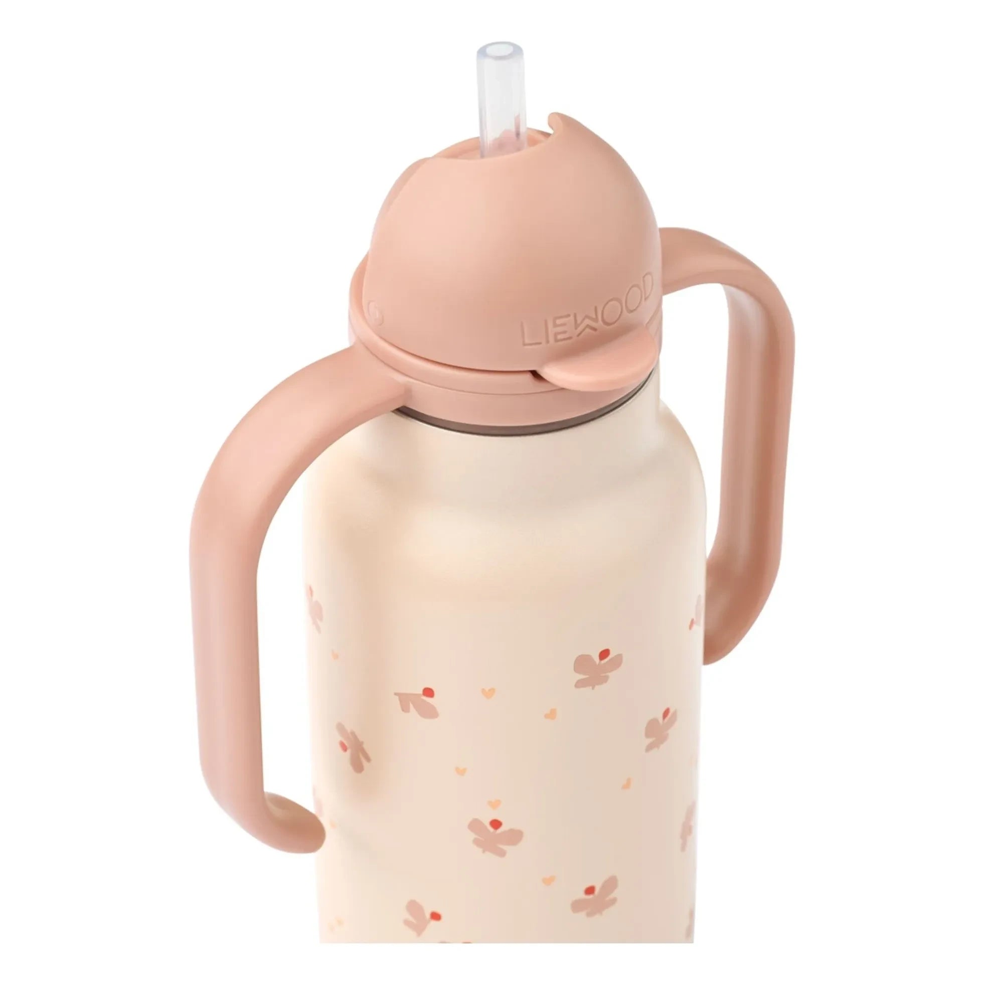 Liewood - Botella de agua de acero inoxidable Kimmie - 250 ml | Mini mariposa/flor de manzano