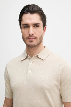 Barbour Muston Polo con Cuello de Lino
