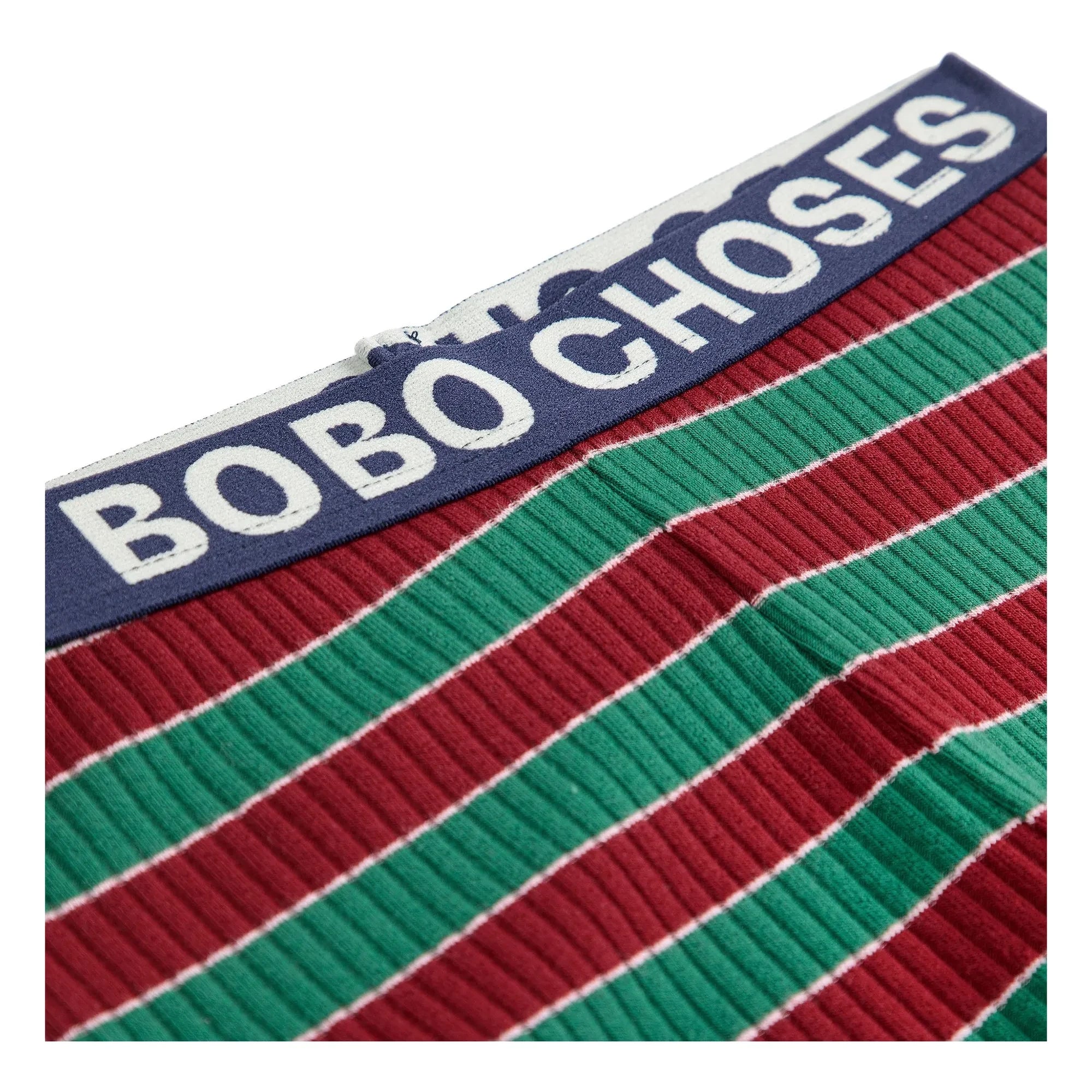 Bobo Choses - Mallas de canalé a rayas | Verde