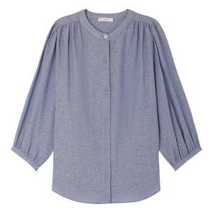 Sessùn - Blusa de línea A | Azul