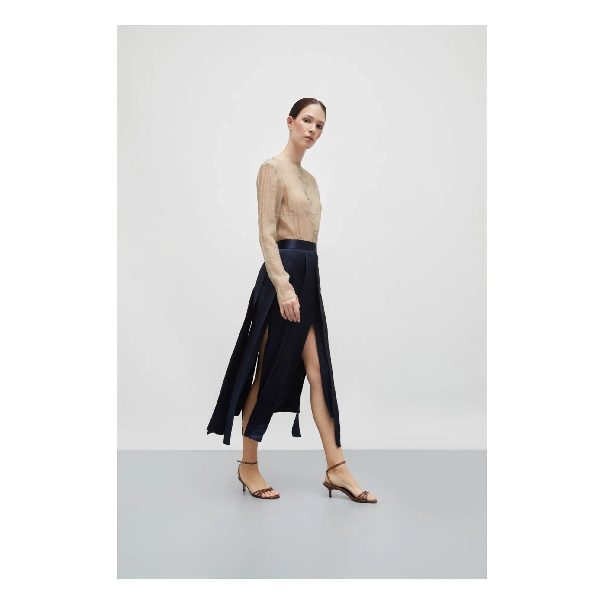 Augusta - Sandalias de tiras | Chocolate