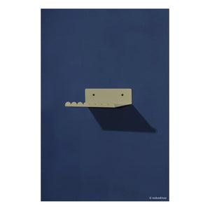 Nobodinoz - Estante de pared Vibes 20x16 cm | Salvia