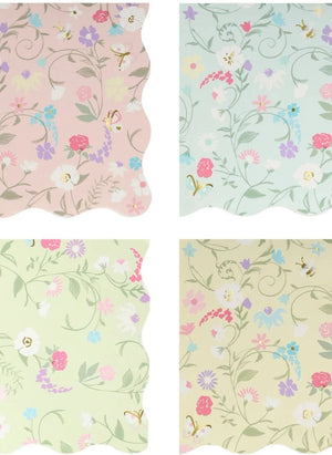 Meri Meri - Ladurée servilletas de papel con diseño de pequeñas flores - set de 16