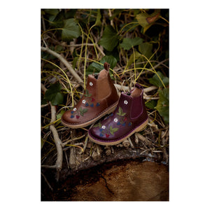 Petit Nord - Botines con cremallera - Colección Uniqua | Ciruela