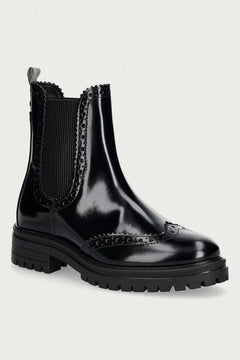 Botines Chelsea de cuero para mujer Barbour Fawne