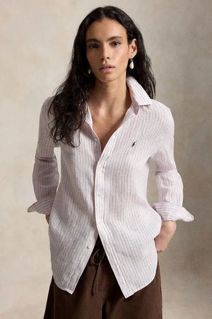 Camisa de algodón para mujer Polo Ralph Lauren