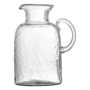 Bloomingville - Jarra Asha de cristal reciclado | Transparente