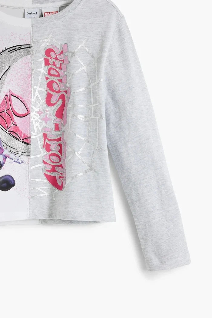 Blusa infantil Desigual de manga larga