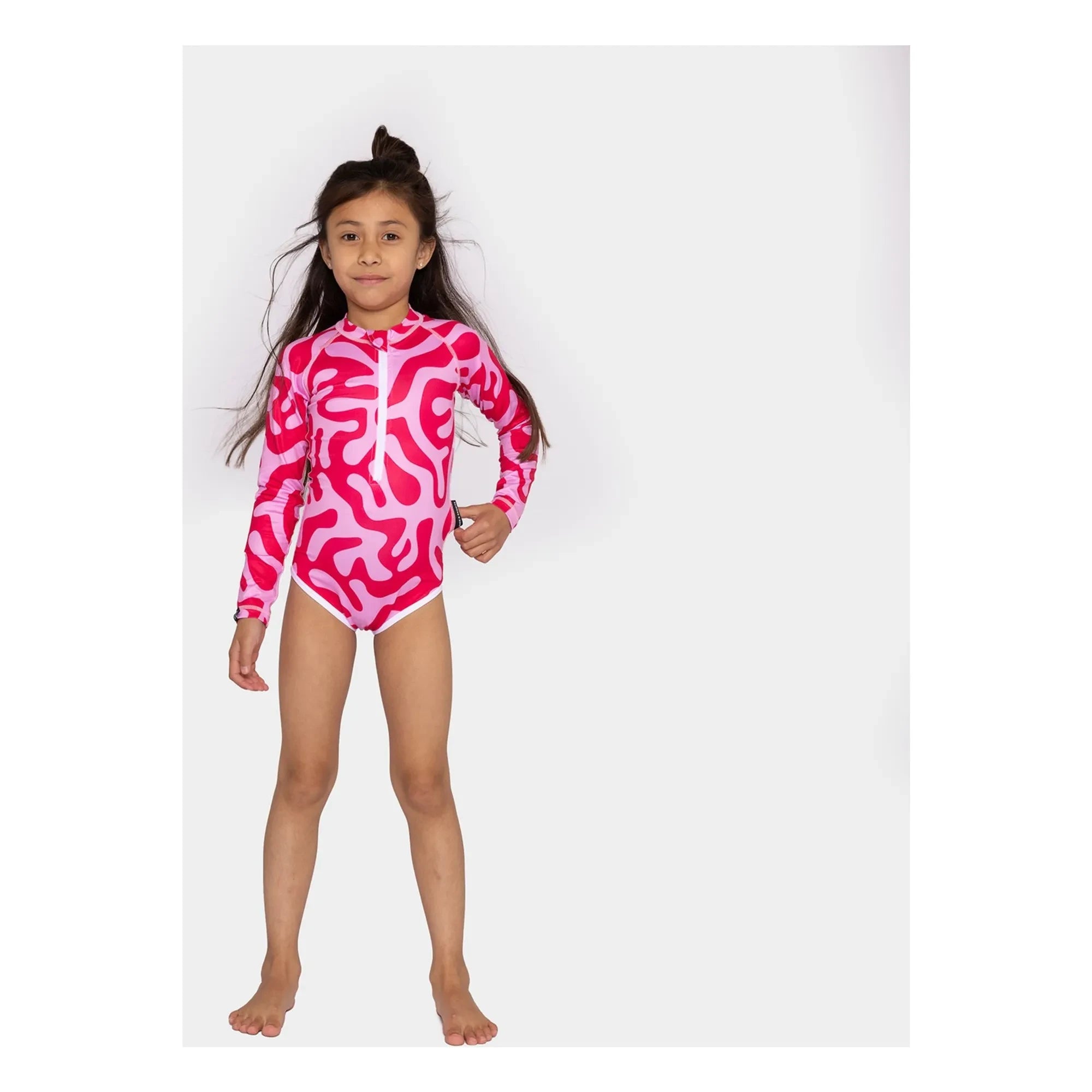 Beach & Bandits - Bañador con protección UV de Arrecife de Coral, Fibras Recicladas | Rosa