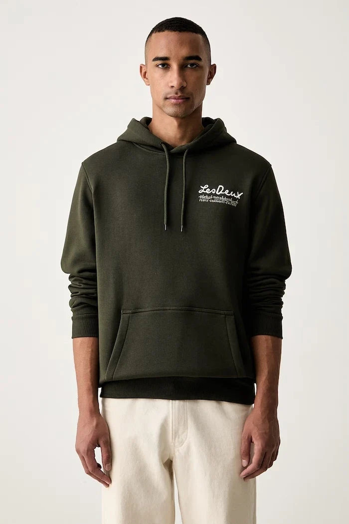 Sudadera con capucha de algodón para hombre Les Deux