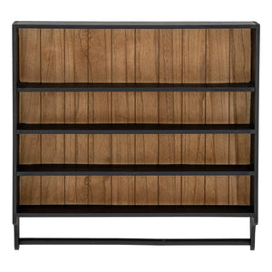 Bloomingville - Estante de pared de madera Loup | Negro