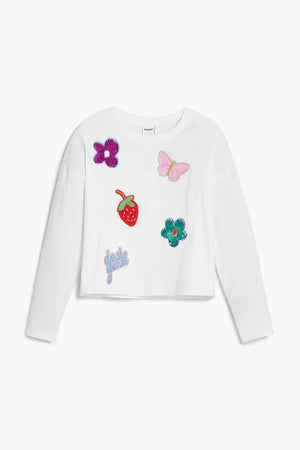 Blusa de manga larga para niña Desigual