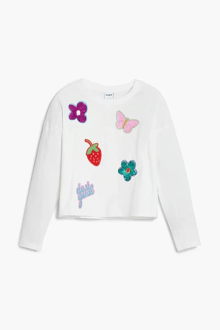 Blusa de manga larga para niña Desigual