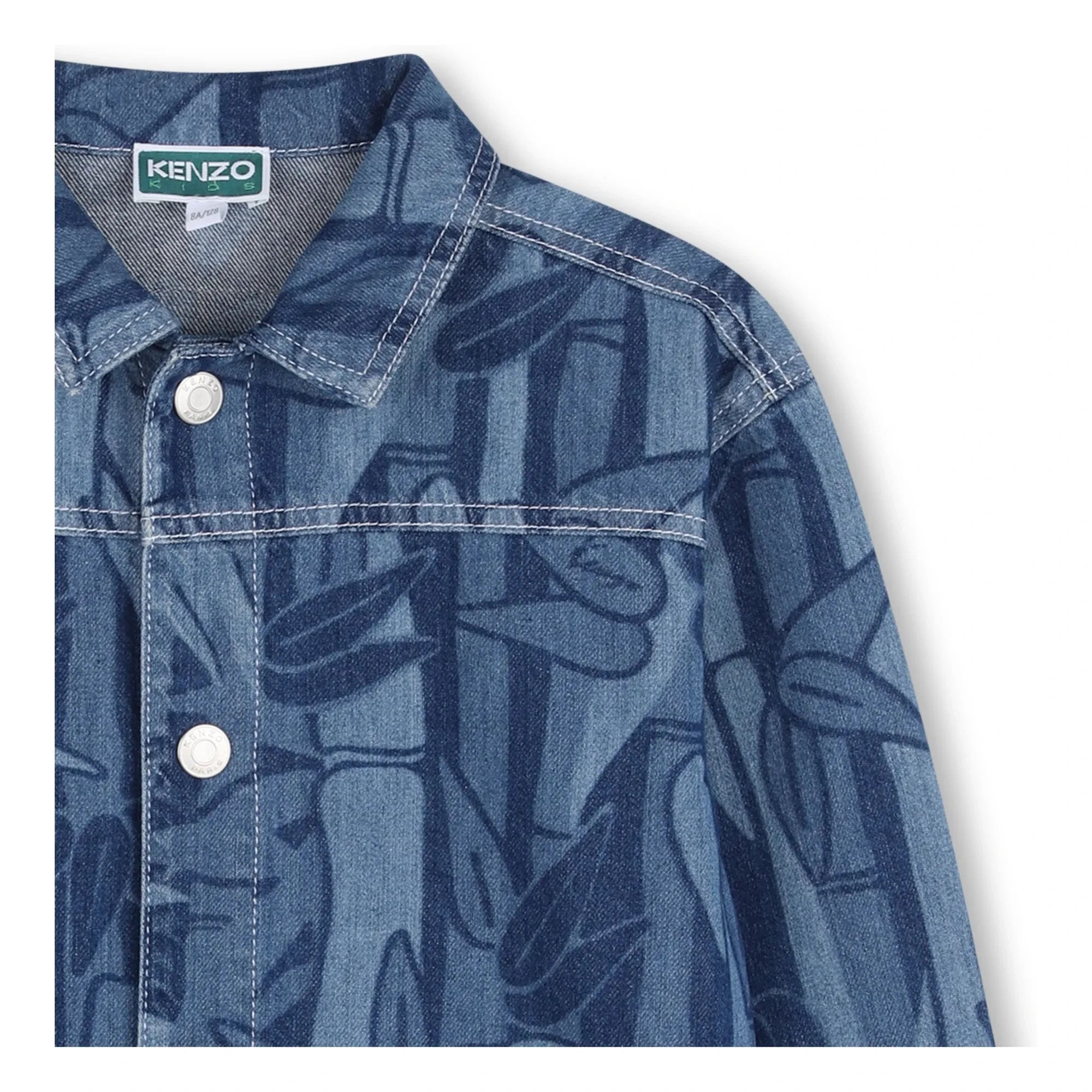 Kenzo - Chaqueta vaquera Eden Jungle Bamboo | Azul