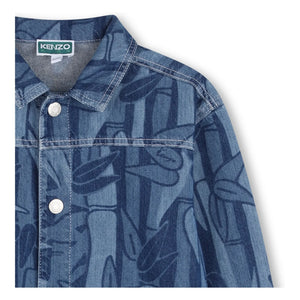 Kenzo - Chaqueta vaquera Eden Jungle Bamboo | Azul