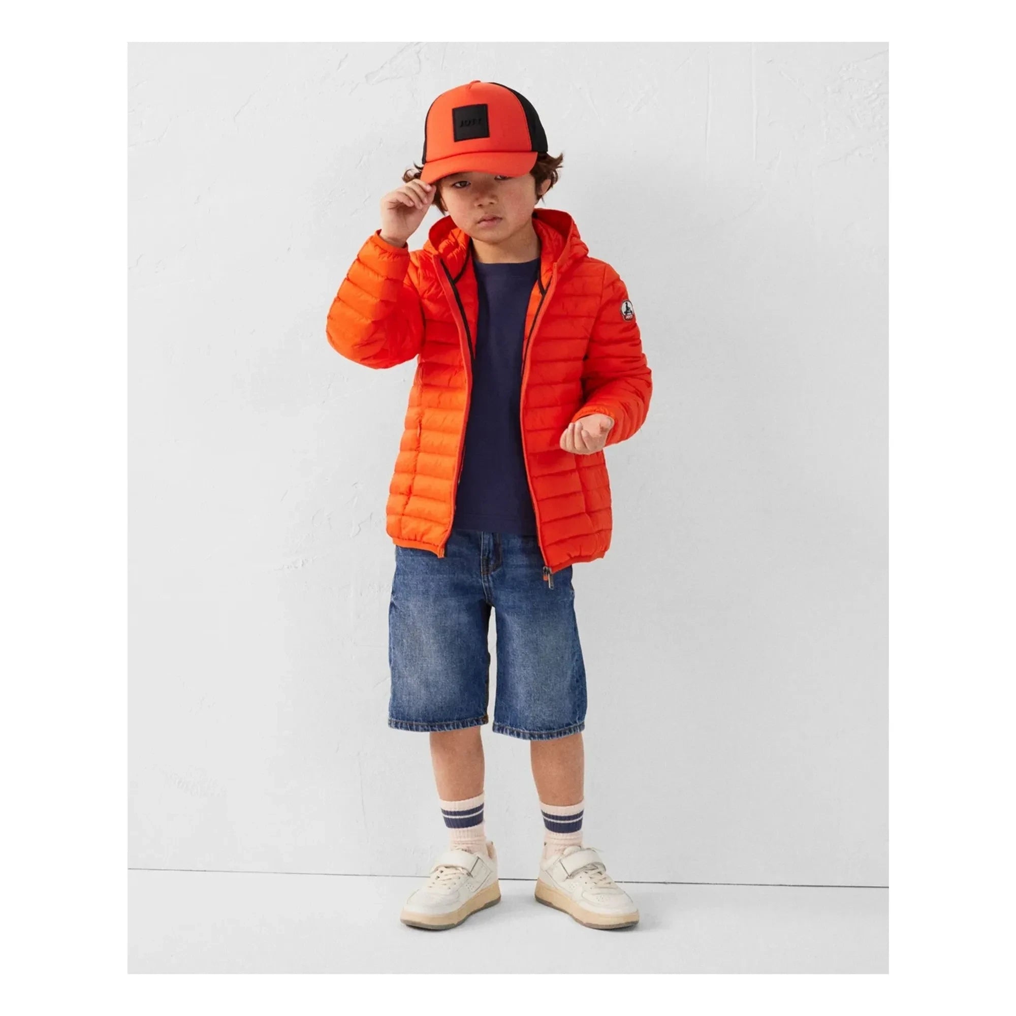 Jott - Plumífero con capucha Hugo | Coral