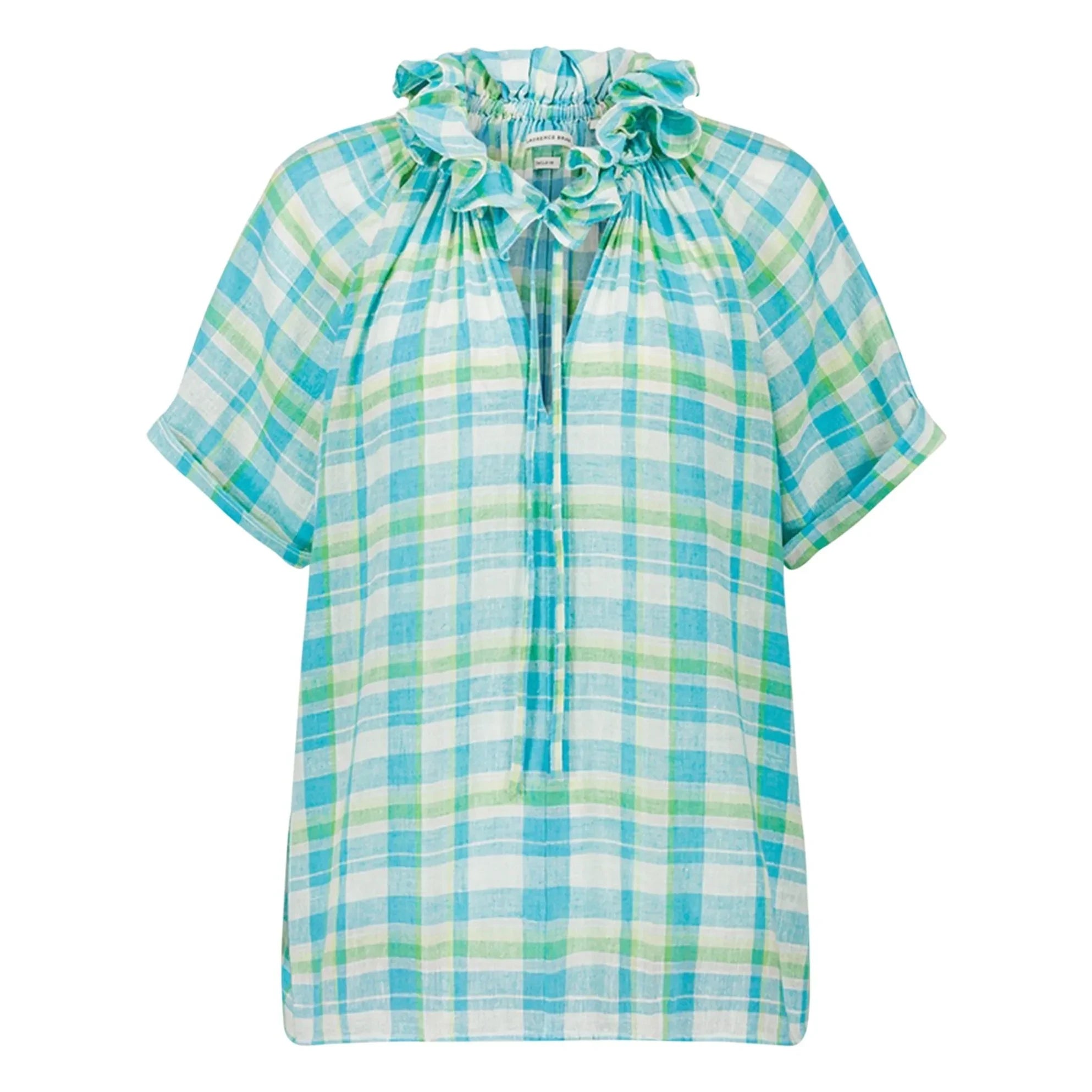 Laurence Bras - Blusa Snail de algodón | Turquesa