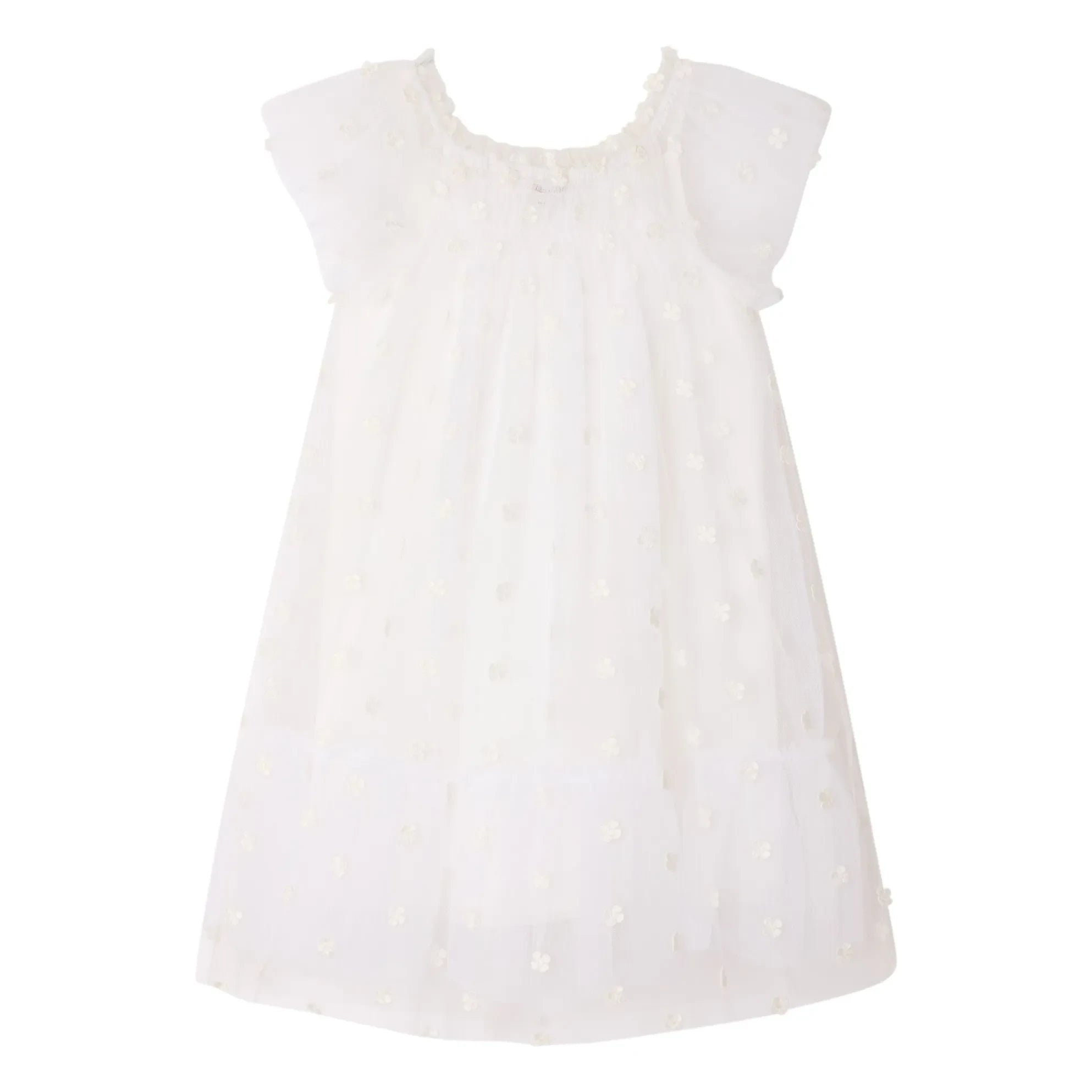 Bonpoint - Vestido de tul Lisabeth | Blanco