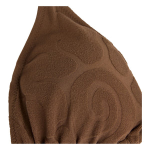 OAS - Top de bikini texturizado Sunero Calia | Marrón