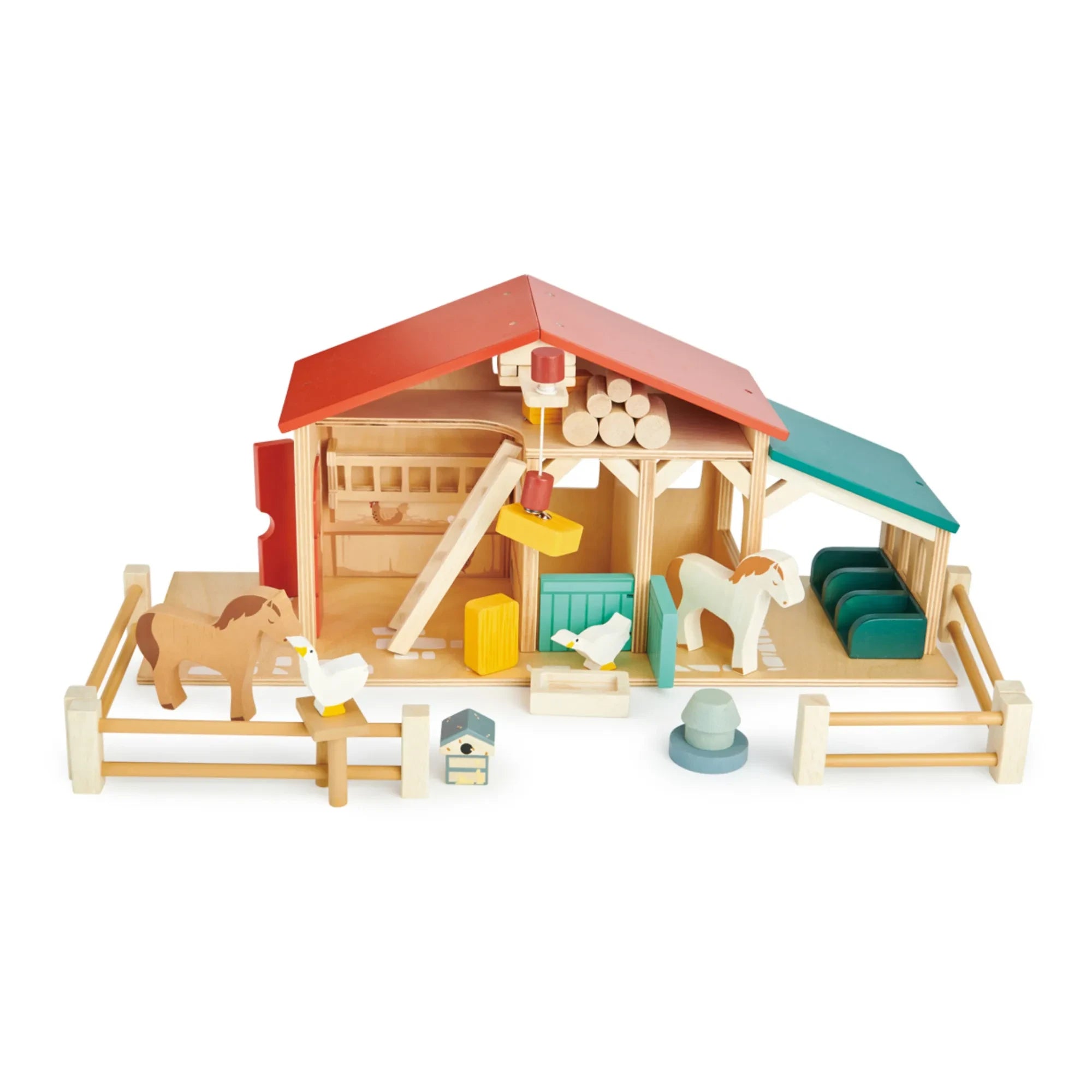 Tender Leaf Toys - Granja y accesorios de madera