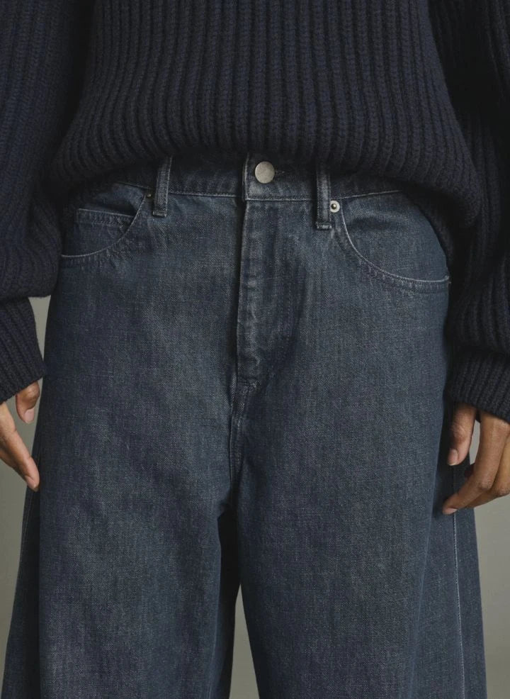 Soeur - Gaspard Jeans de algodón orgánico | Azul grisáceo