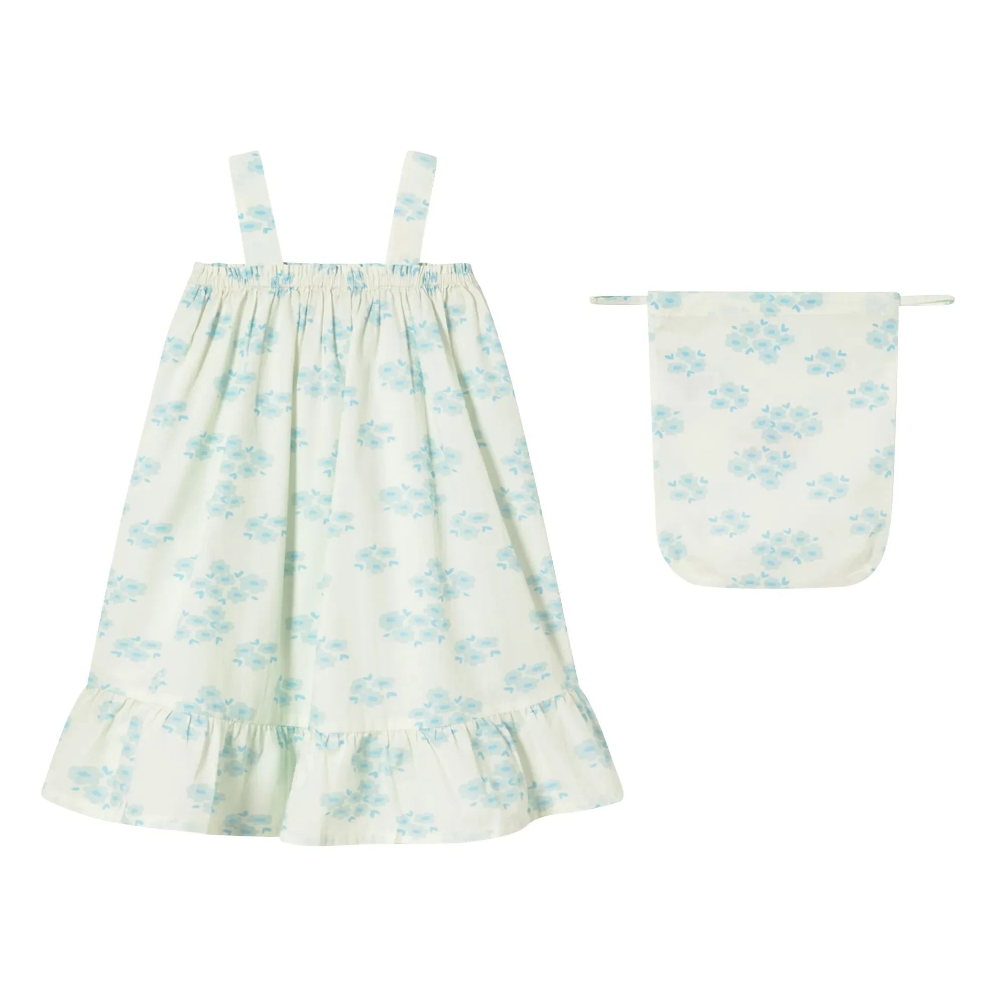 Tinycottons - Vestido con estampado floral | Blanco