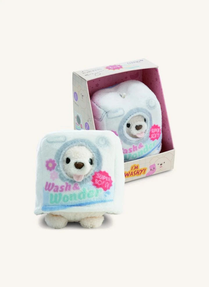 Nici - Washy Perro Peluche y Disfraz de Lavado | Blanco