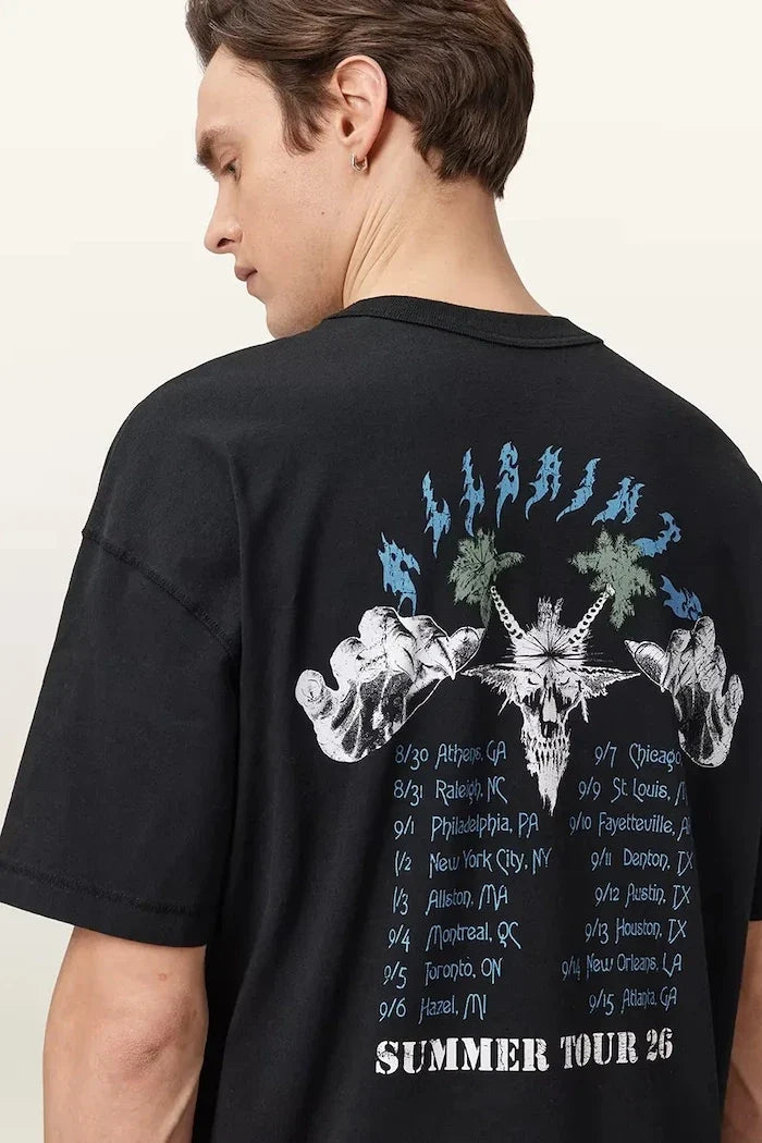 Camiseta de algodón PALM para hombre de AllSaints