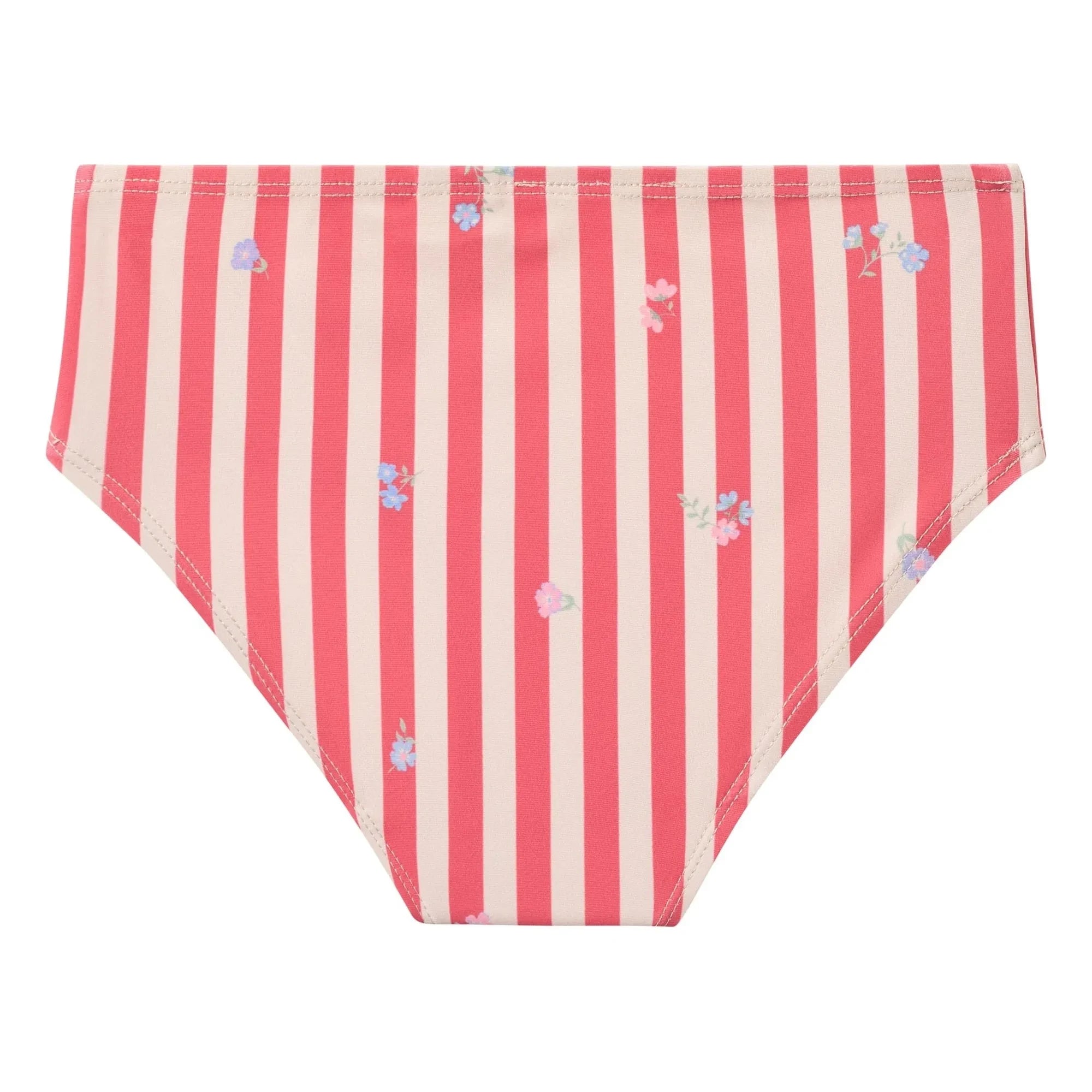 Trigo - Bañador Carla de Fibras Recicladas con Rayas | Rojo