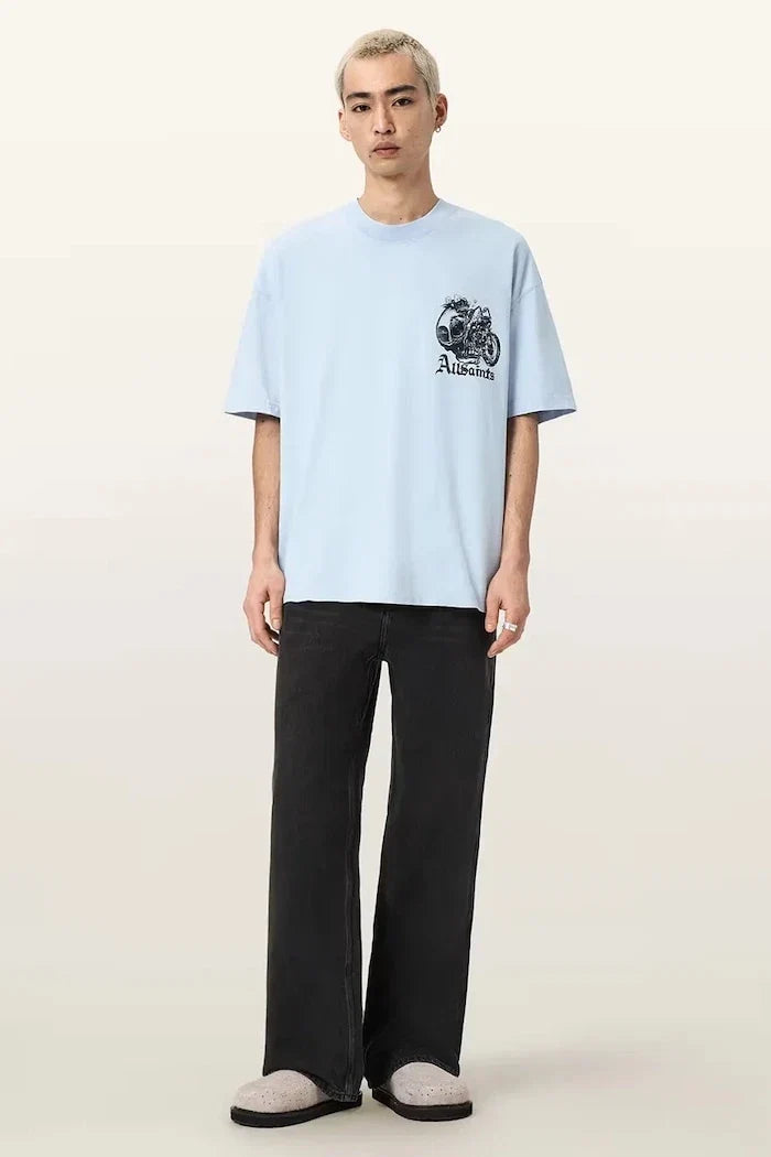 Camiseta de algodón AllSaints PANHEAD