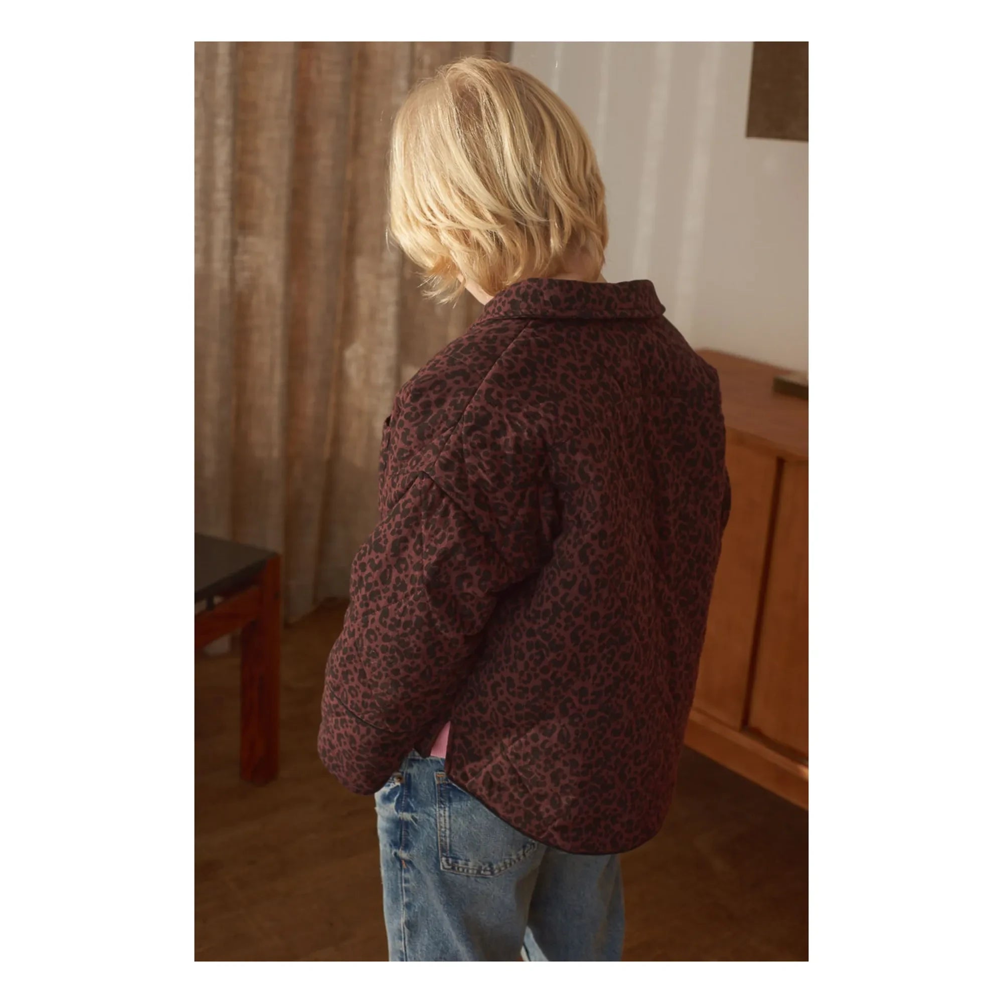 Marlot Paris - Chaqueta Henriette Leopar | Marrón