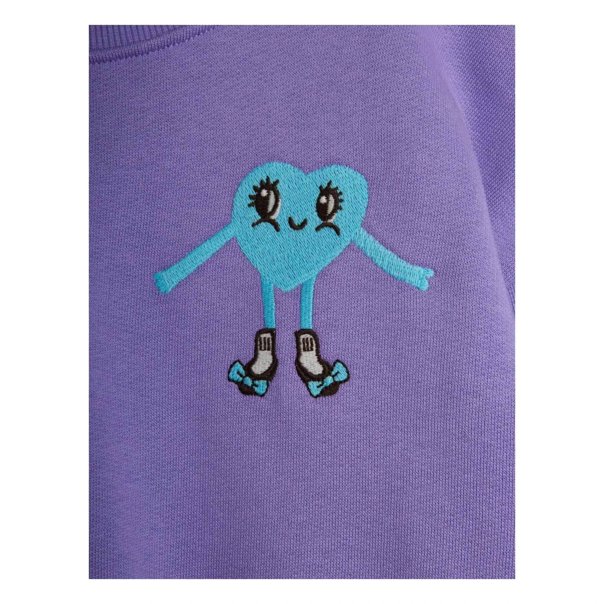 Mini Rodini - Corazón Dulce Algodón Orgánico | Morado