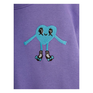 Mini Rodini - Corazón Dulce Algodón Orgánico | Morado