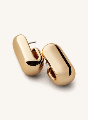 Jenny Bird - Pendientes Leon | Oro