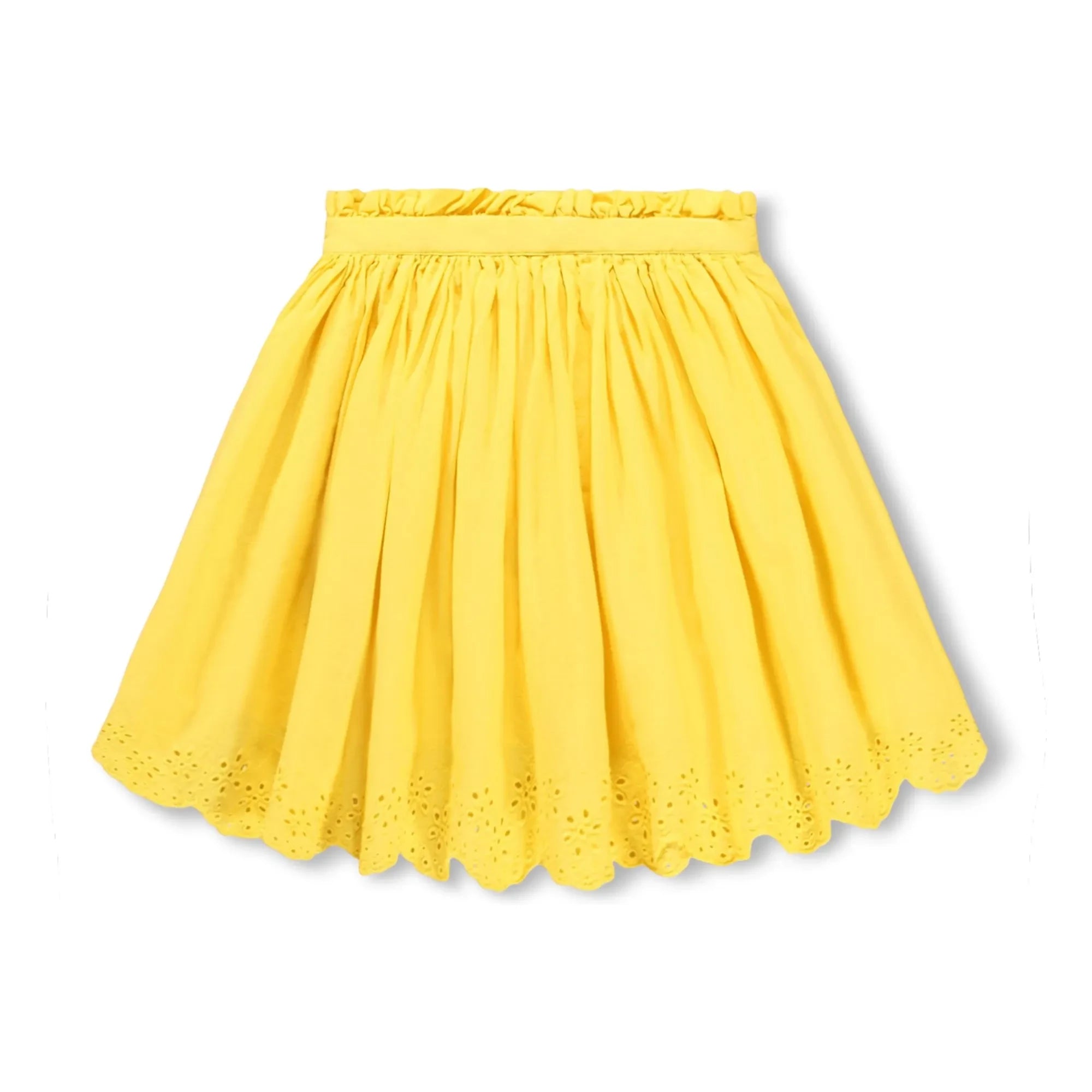 Molo - Falda blanca Algodón orgánico | Amarillo