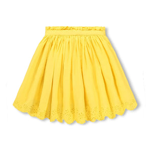 Molo - Falda blanca Algodón orgánico | Amarillo