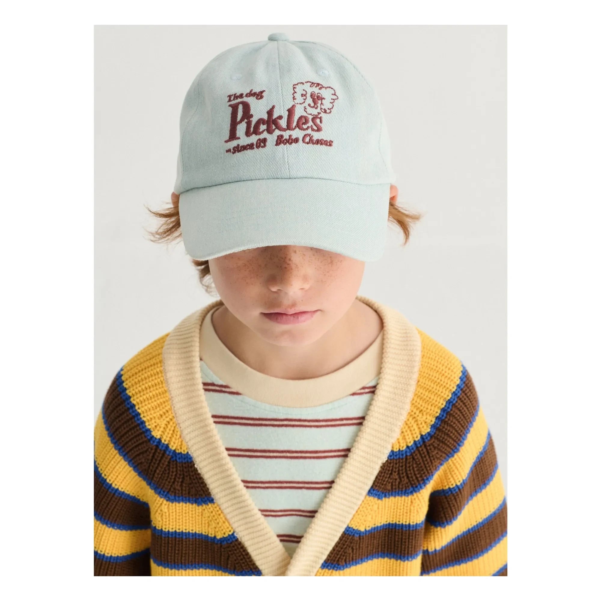 Bobo Choses - Gorra de fibra reciclada The Dog Pickles | Azul claro