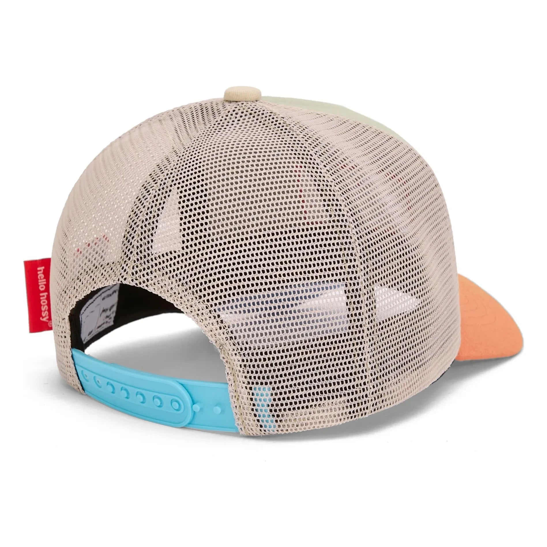 Hello Hossy - Gorra con visera curvada de algodón orgánico Mini Trucker | Verde claro