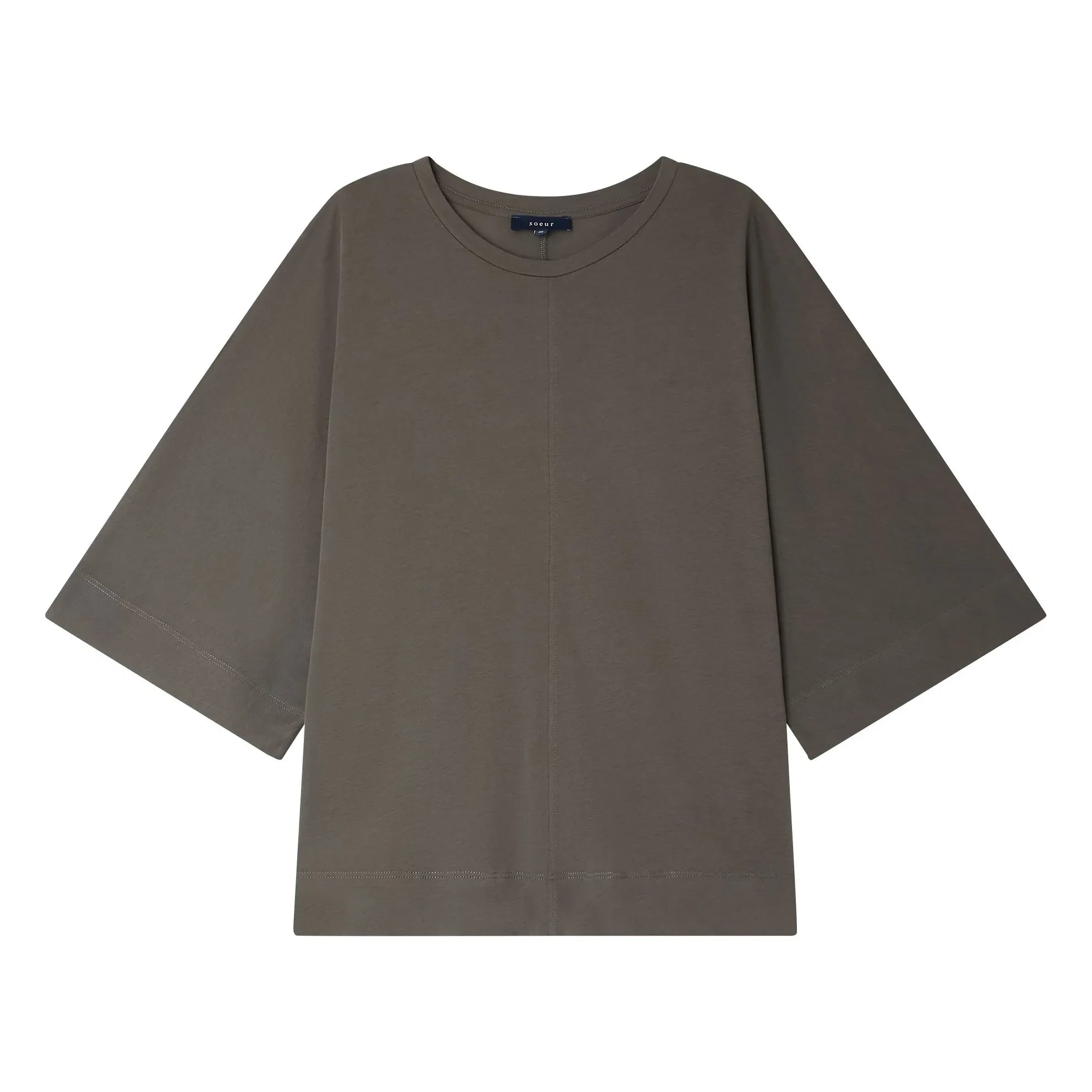 Soeur - Camiseta Helsinki Coton | Gris oscuro