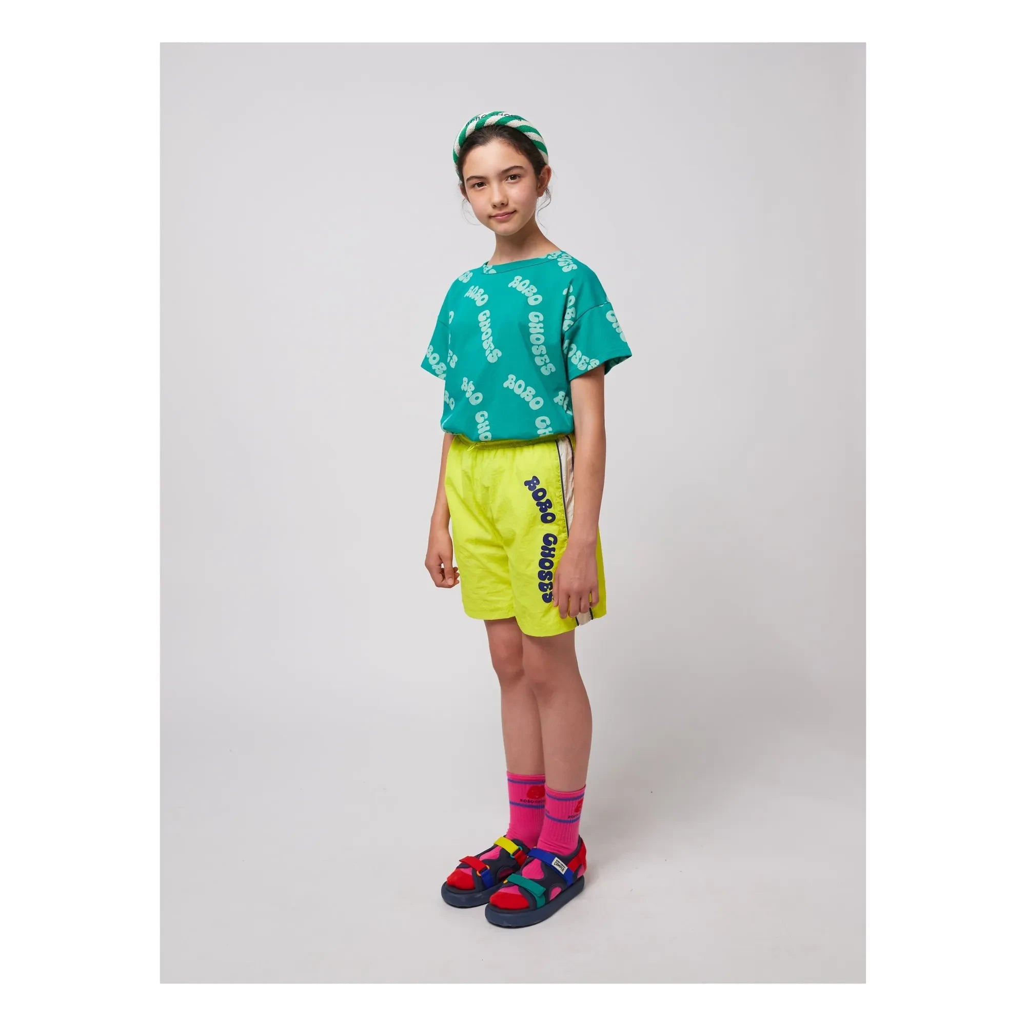 Bobo Choses - Bobo Pantalón Corto Fibra Reciclada | Amarillo