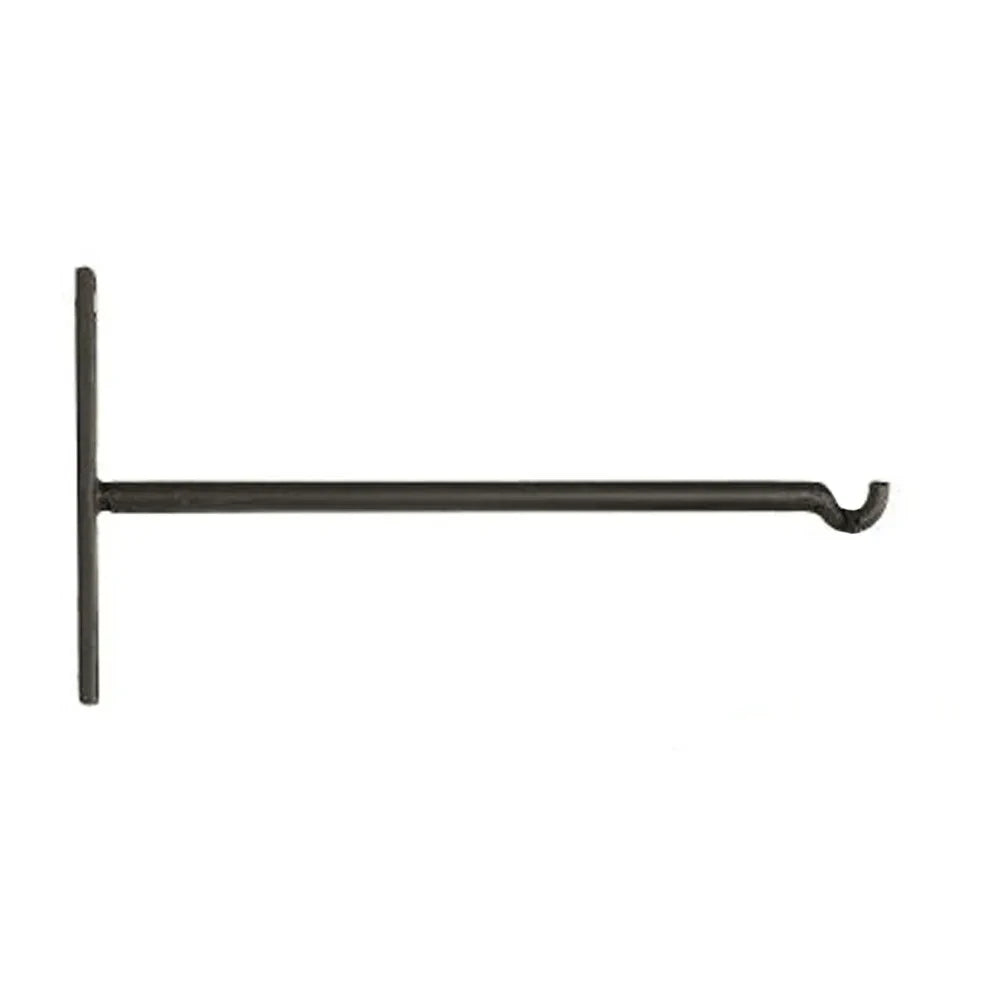 Cosydar - Escuadra de metal 20 cm | Negro