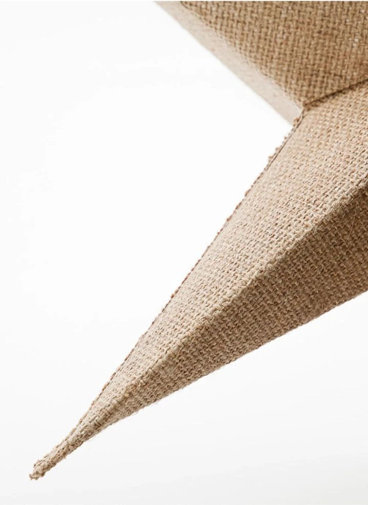House Doctor - Adorno navideño de estrella de papel | Beige