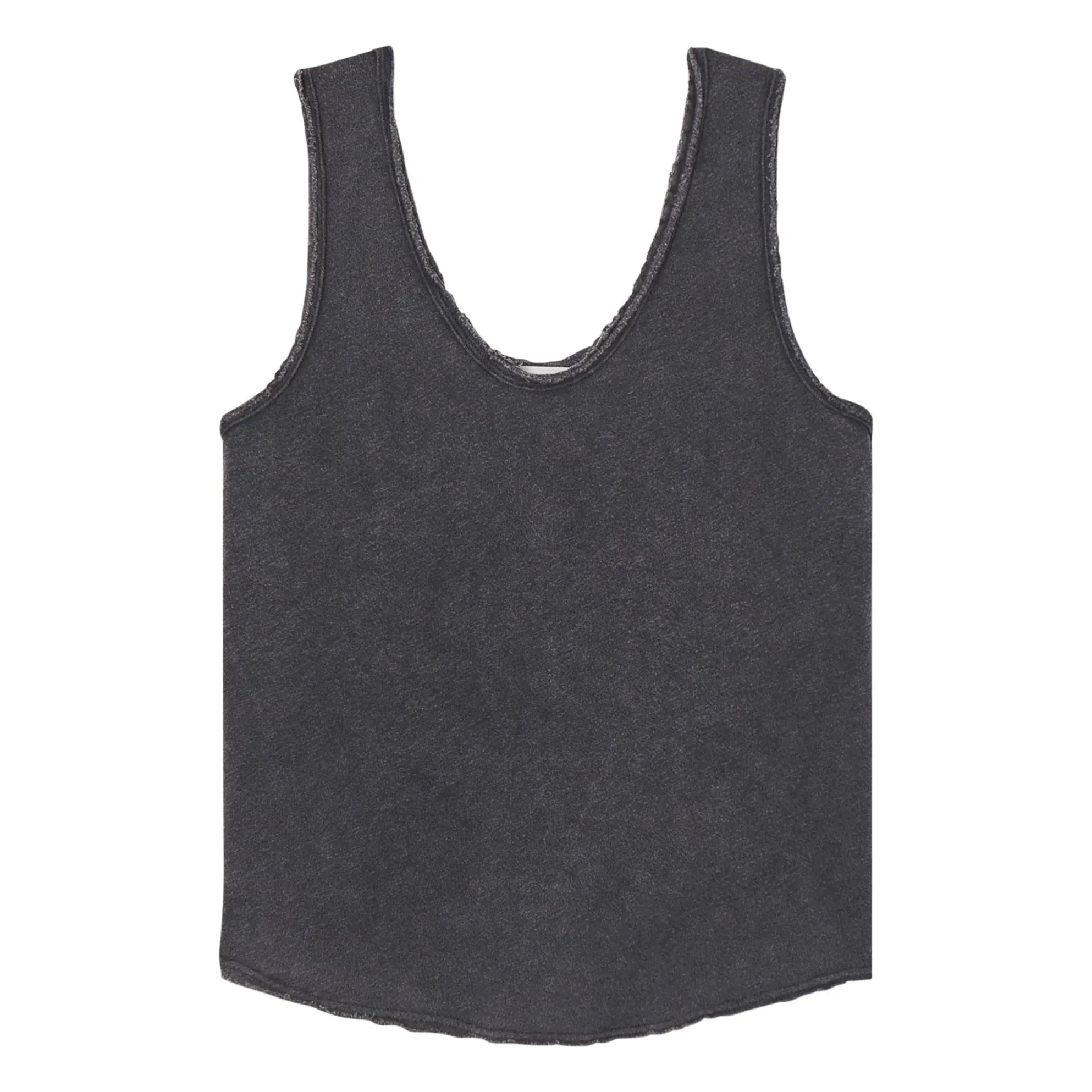 American Vintage - Camiseta sin mangas con cuello de pico Sonoma | Negro