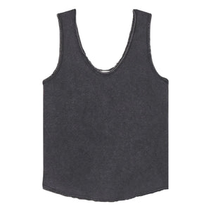 American Vintage - Camiseta sin mangas con cuello de pico Sonoma | Negro