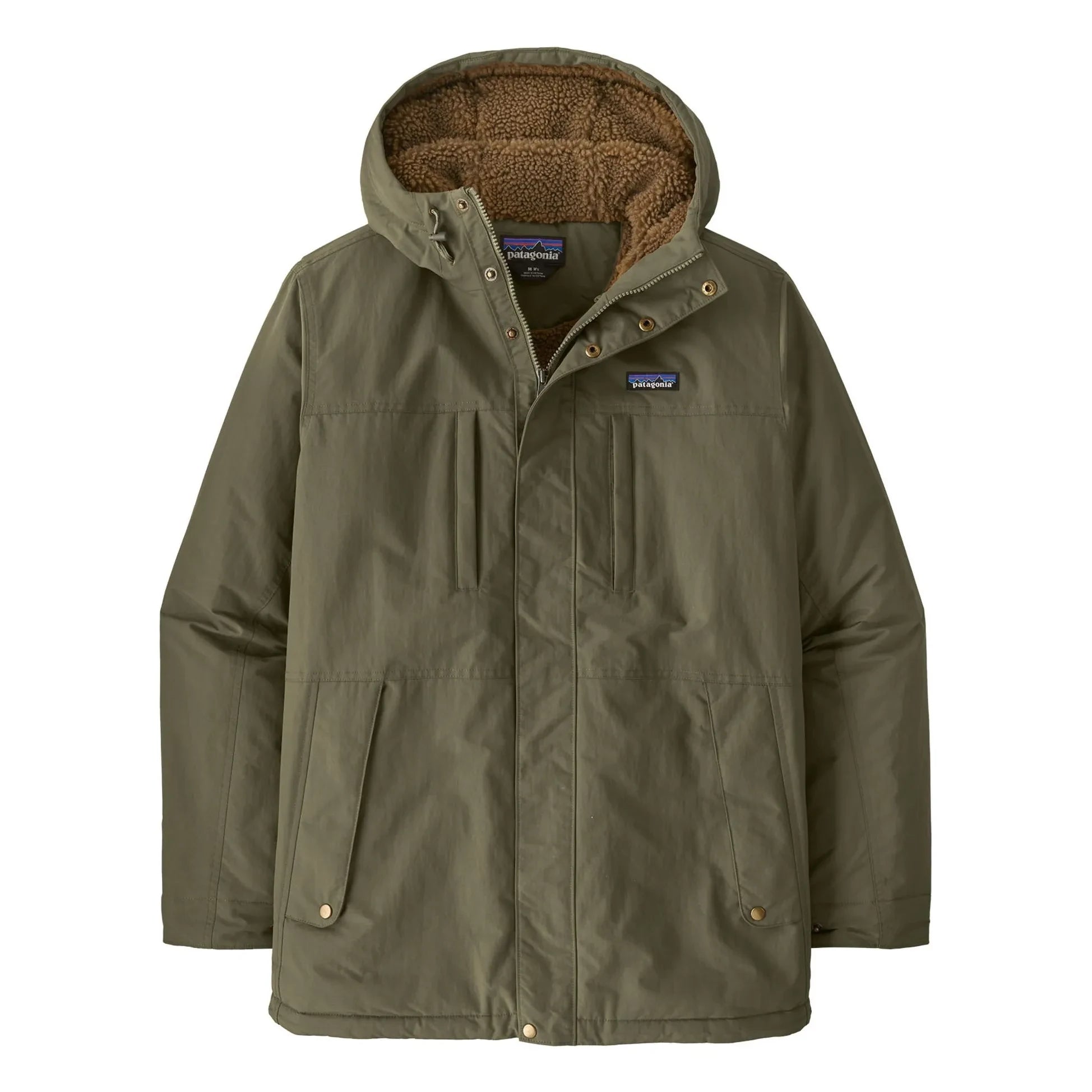 Patagonia - Parka con capucha de fibra reciclada Isthmus | Caqui