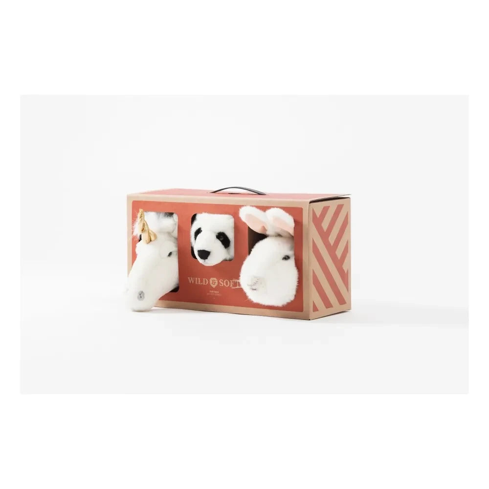 Wild & Soft - Adornos de pared de animales adorables - Set de 3 unidades