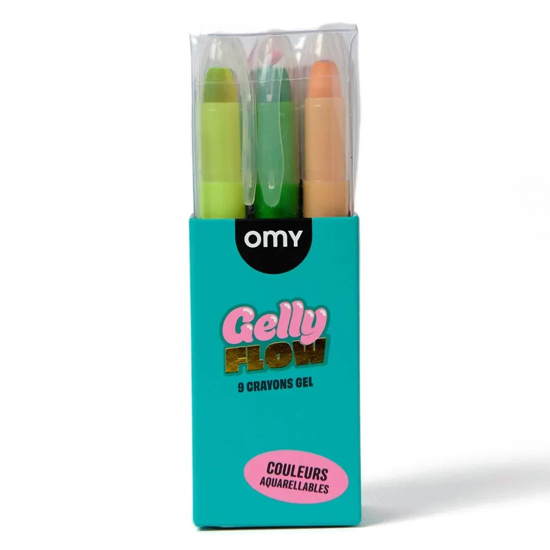Omy - Bolígrafos de Gel - Caja de 9