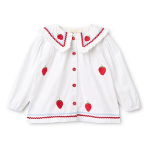 Flöss - Blusa Manon Fresa | Blanco